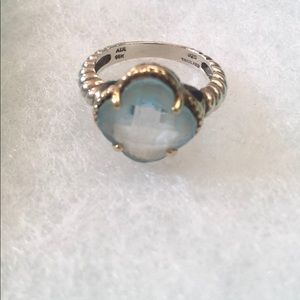 Sterling Silver & Topaz ring